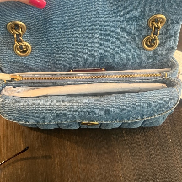 NWT Coach Quilted Denim Tabby 26 - Picture 14 of 16